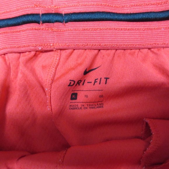 NIKE DRI-FIT POLYESTER MESH SHORTS RED & BLACK Sz X-LARGE, XL - Picture 3 of 4
